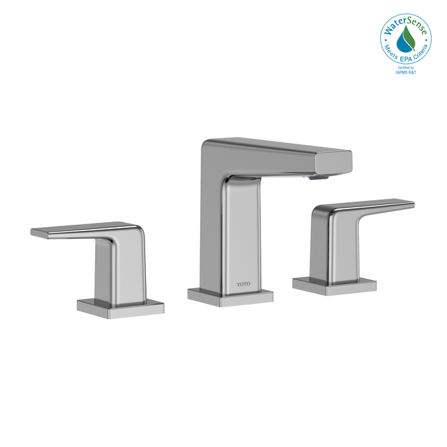 TLG10201U#CP - GB 1.2 GPM Two Handle Widespread Bathroom Sink Faucet, Polished Chrome