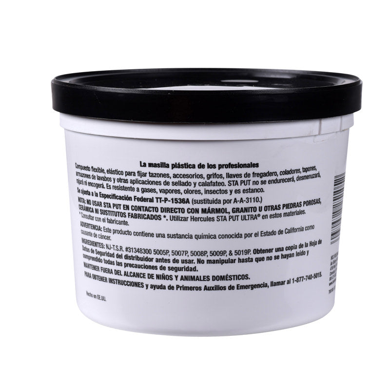 25105 - Hercules Sta Put Plumber's Putty - 5 lb