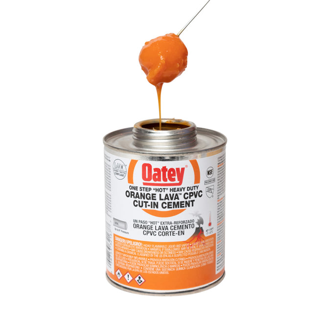 32167 - Orange Lava CPVC Cut-In Cement - 16 oz