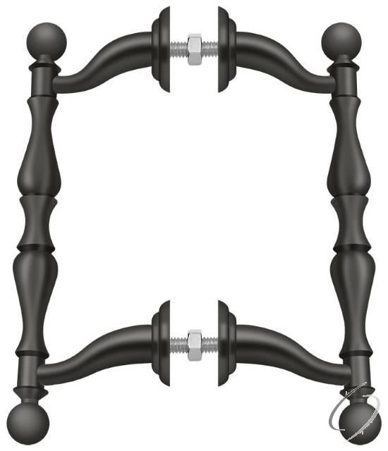 OHP620U10B Offset Handle Pull; Back-To-Back Set; Oil Rubbed Bronze Finish