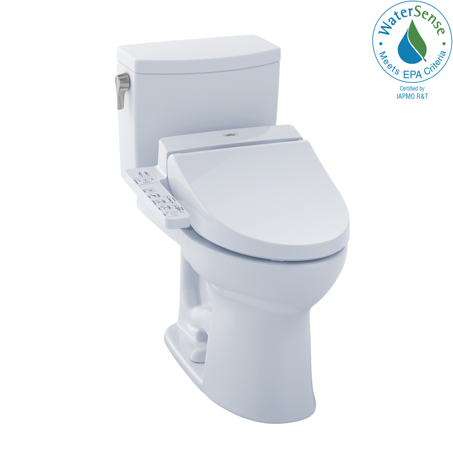 Toto MW4542034CUFG#01 - Drake II 1 GPF Two-Piece Elongated Toilet wth Seat - Cotton