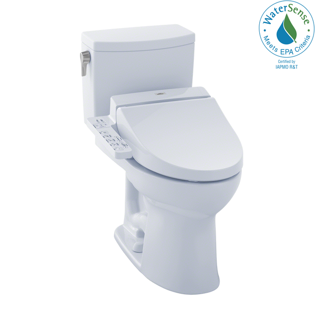 Toto MW4542034CUFG#01 - Drake II 1 GPF Two-Piece Elongated Toilet wth Seat - Cotton