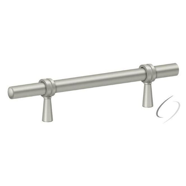 P311U15 Adjustable Pull 6-1/2"; Satin Nickel Finish