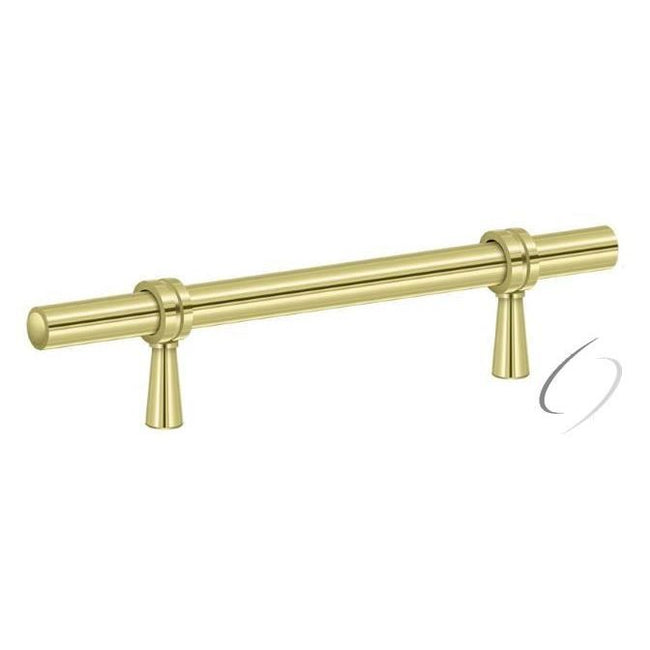 P311U3 Adjustable Pull 6-1/2"; Bright Brass Finish