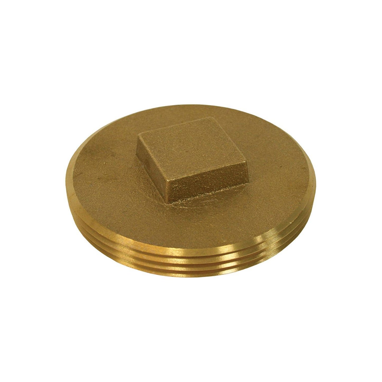 Brass Raised Head Southern Code Cleanout Plug