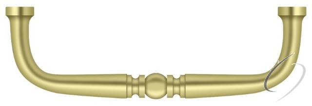 PCT350U3 Wire Pull; Traditional; 3-1/2"; Bright Brass Finish