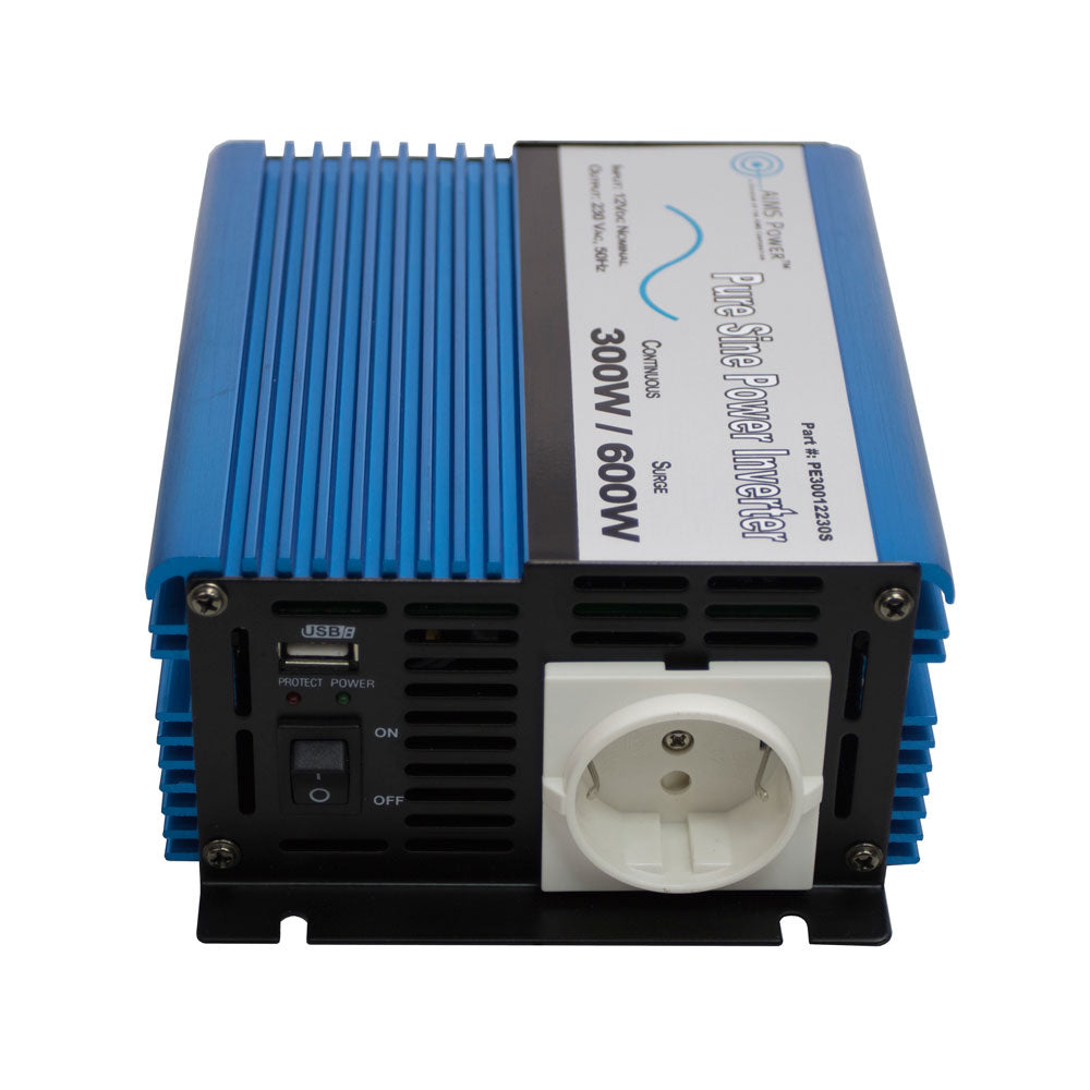 PE30024230S - 300 Watt Pure Sine Inverter European 24 VDC to 220/230 VAC