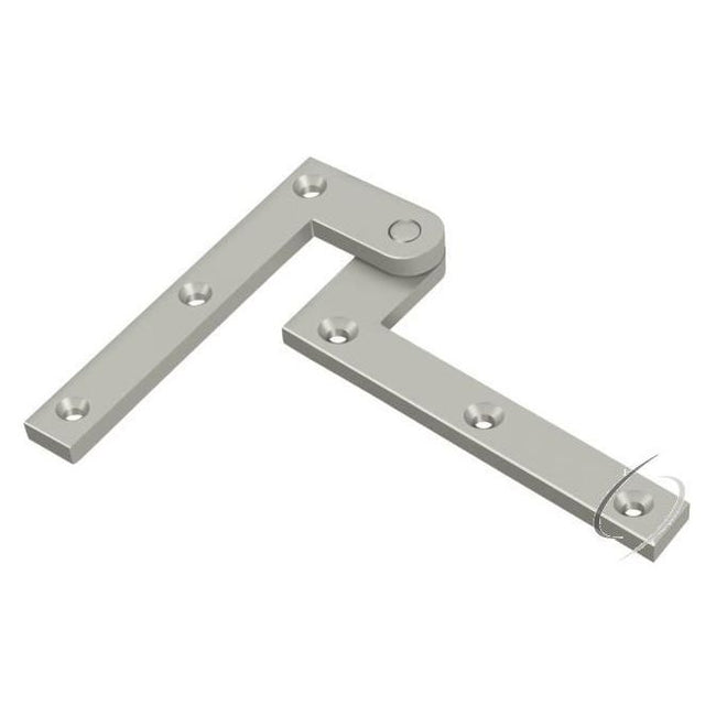 PH40U15 4-3/8" x 5/8" x 1-7/8" Hinge; Satin Nickel Finish
