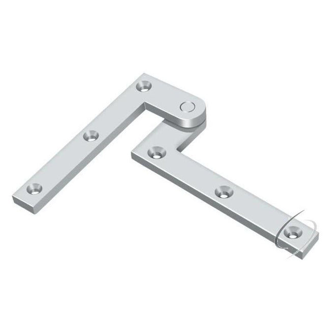PH40U26 4-3/8" x 5/8" x 1-7/8" Hinge; Bright Chrome Finish