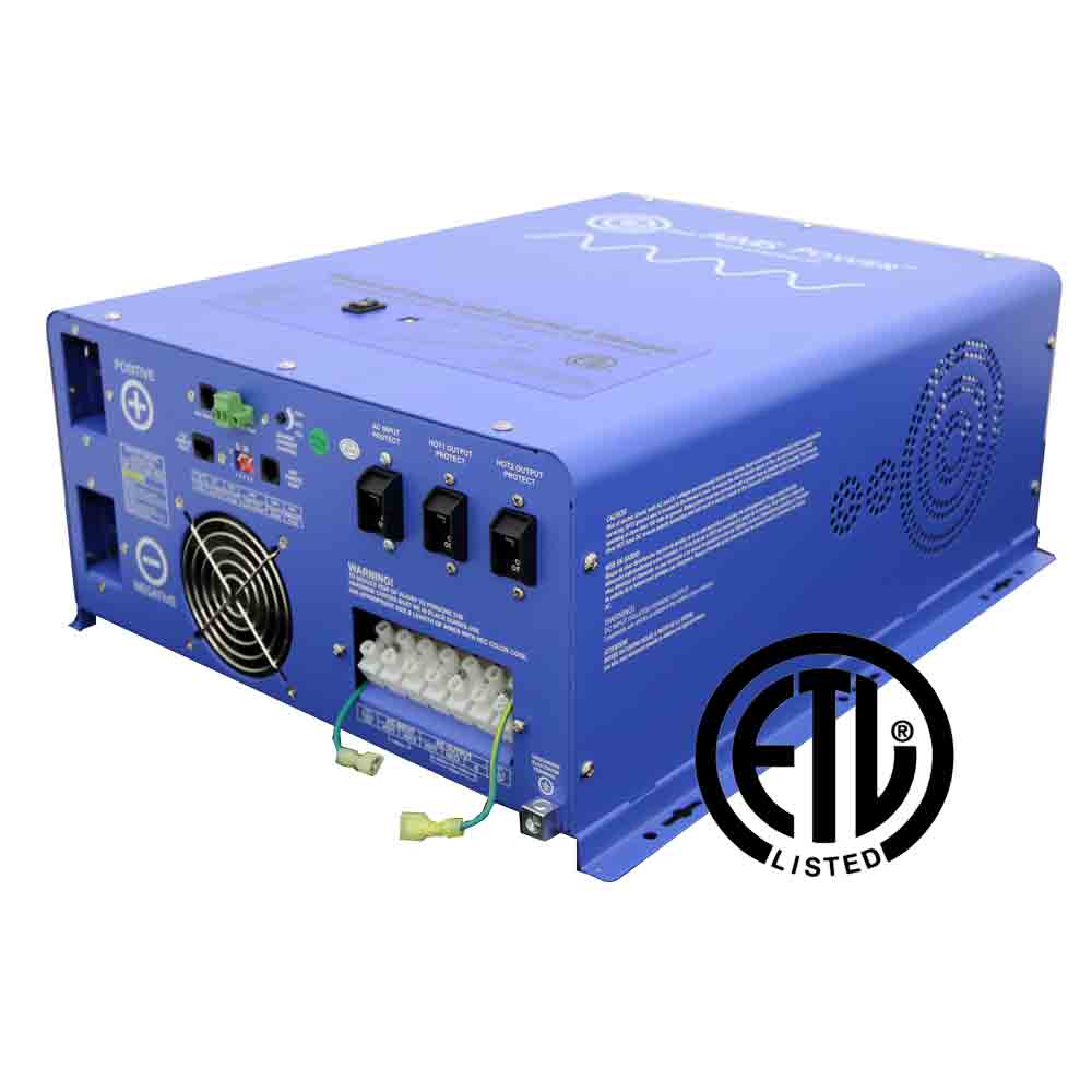 PICOGLF4024120UL - 4000 Watt Pure Sine Inverter Charger 24Vdc / 120Vac Output Listed To U