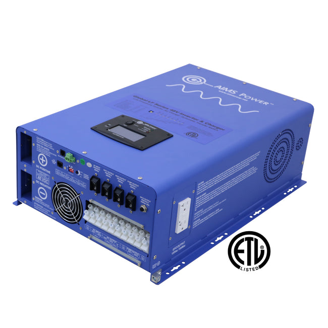 PICOGLF80W48V240VS - 8000 Watt Pure Sine Inverter Charger 48 Vdc / 240Vac Input & 120/240