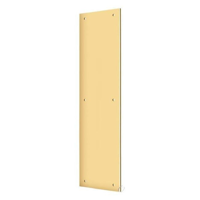 PP3515CR003 Push Plate 3-1/2" x 15"; Lifetime Brass Finish