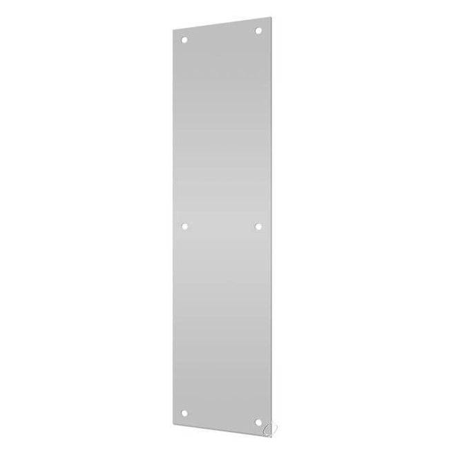 PP4016U32D Push Plate 4" X 16" S/S; Satin Stainless Steel Finish