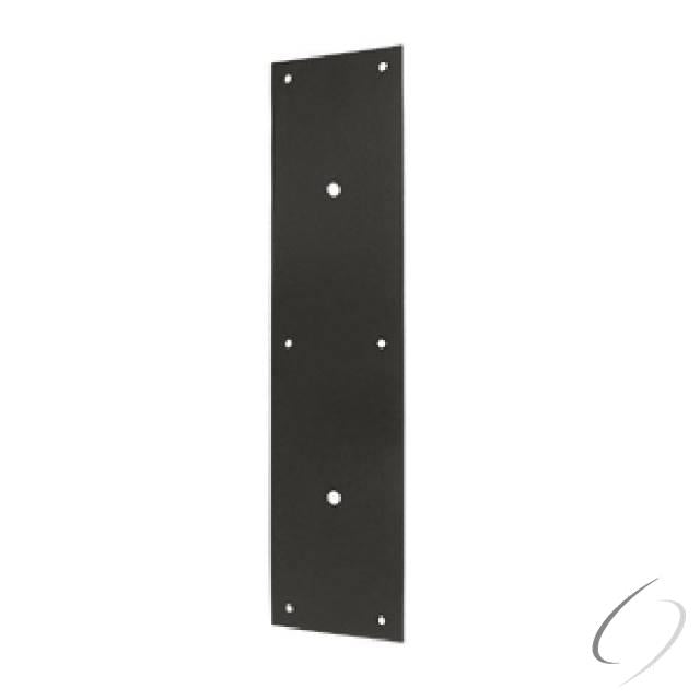 PPH3515U10B Push Plate 15" for 8" Door Pull; Oil Rubbed Bronze Finish