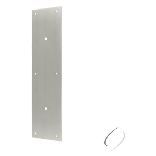 PPH3515U15 Push Plate 15" for 8" Door Pull; Satin Nickel Finish