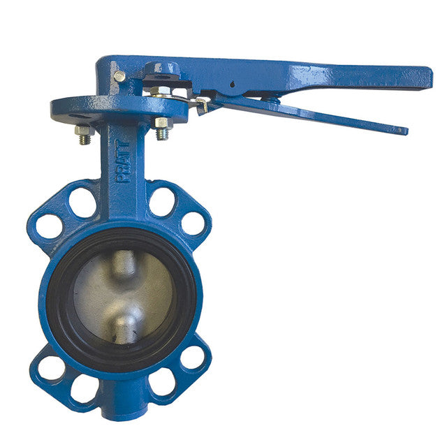 OS1-020-8CF8-LH - 2" OS Series Wafer Butterfly Valve - SS Disc - EPDM Seat - Lever