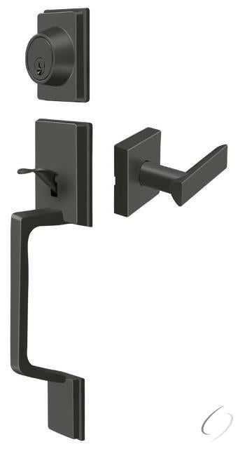 PRHHLU10B Highgate Handleset with Zinc Livingston Lever Entry; Oil Rubbed Bronze Finish