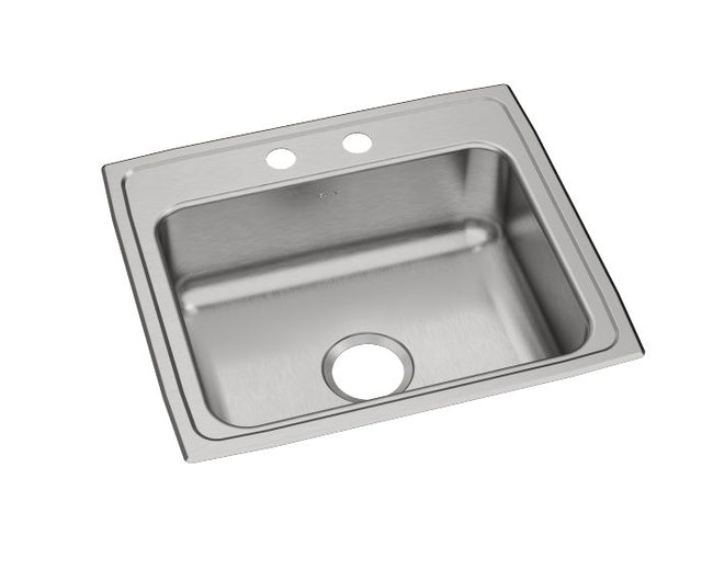 Elkay PSR22192 - 20 Gauge Stainless Steel 22" x 19.5" x 7.125" Single Bowl Drop-in Kitchen Sink