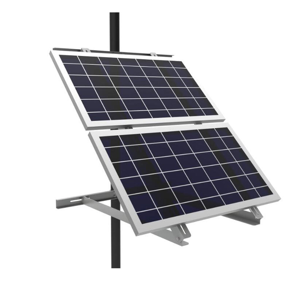 PV2X130POLE - Adjustable Solar Side Pole Mount Bracket – Fits 2 Panels