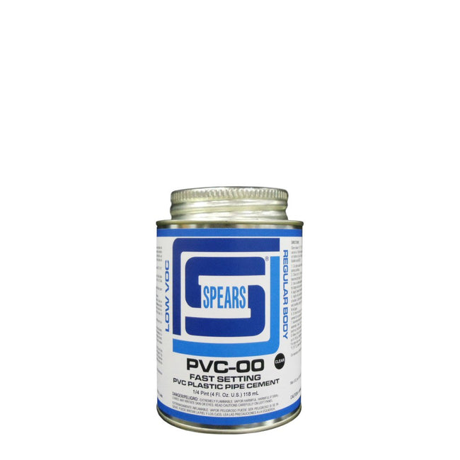 PVC05C-005 - Low VOC Regular Body Clear PVC Cement -  1/4 pt
