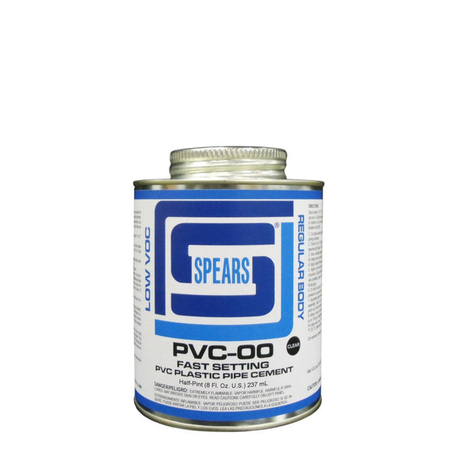 PVC05C-010 - Low VOC Regular Body Clear PVC Cement -  1/2 pt