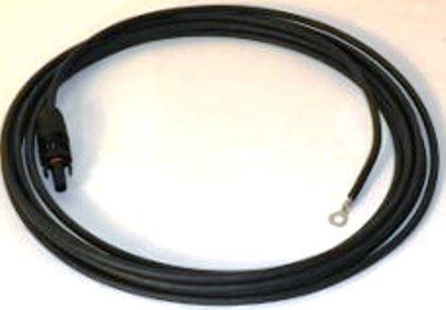 PVML15FT10AWG - Solar PV 10 AWG 15ft Wire Male MC4 to Lug End, Black