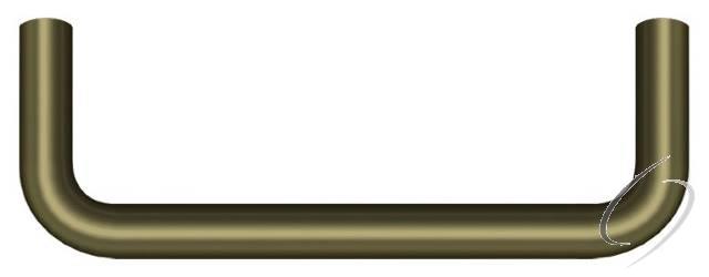 PW350U5 Wire Pull; 3-1/2"; Antique Brass Finish