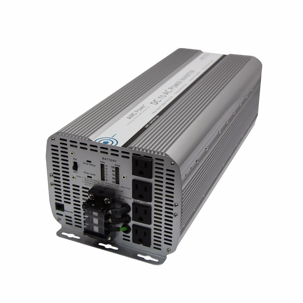 PWRINV10KW12V - 10,000 Watt Modified Sine Power Inverter 12vDC to 120vAC