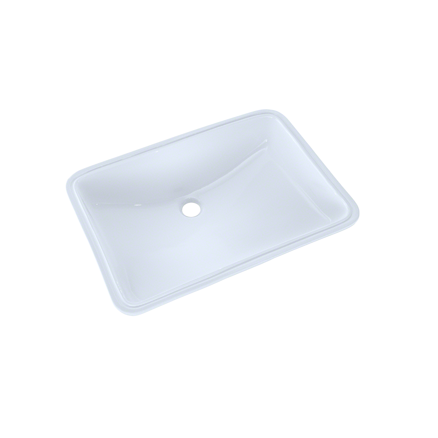 Toto LT540G#01 - 21-1/4" Undermount Bathroom Sink with Overflow and CeFiONtect Ceramic Glaze-COTTON
