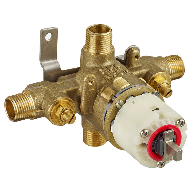 R121SS - 1/2" Pressure Balance Rough-In Valve - Universal Inlets / Outlets - Screwdriver Stops