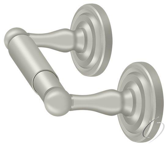 R2000-U15 Toilet Paper Holder; Double Post; R-Series; Satin Nickel Finish