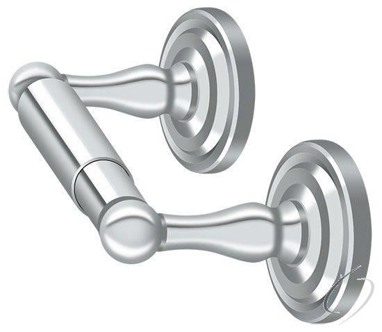R2000-U26 Toilet Paper Holder; Double Post; R-Series; Bright Chrome Finish