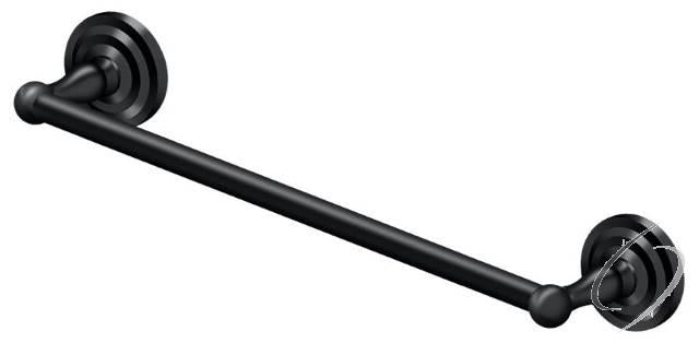 R2002-U19 18" Towel Bar; R-Series; Black Finish
