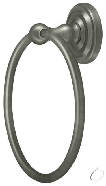 R2008-U15A Towel Ring; R-Series; Antique Nickel Finish