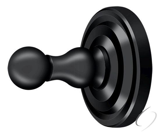 R2009-U19 Single Robe Hook; R-Series; Black Finish