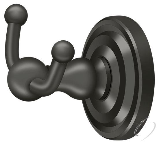 R2010-U10B Double Robe Hook; R-Series; Oil Rubbed Bronze Finish