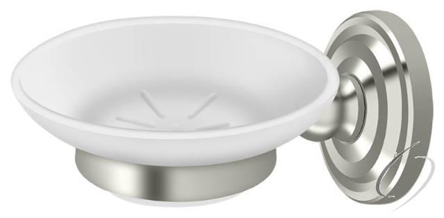 R2012-U14 Soap Dish; R-Series; Bright Nickel Finish