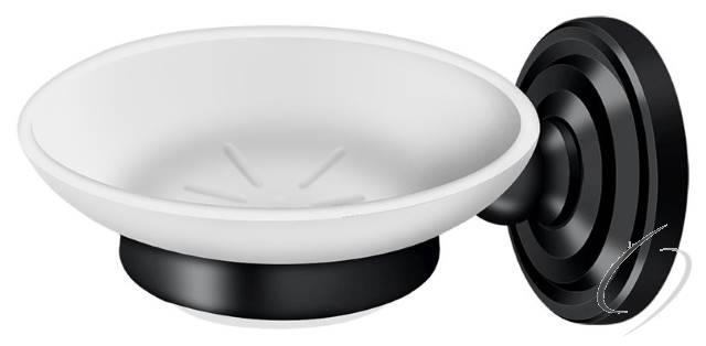 R2012-U19 Soap Dish; R-Series; Black Finish