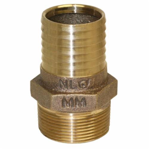 Merrill Mfg RBMANL150 - 1-1/2" No-Lead Bronze Male Adapter with Hex, 1.5"