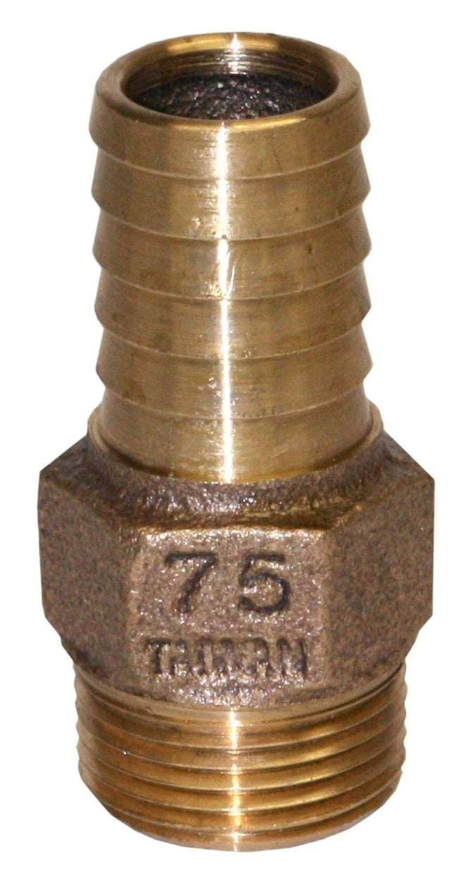 Merrill Mfg RBMANL75 - 3/4" No-Lead Bronze Male Adapter with Hex, 0.75"