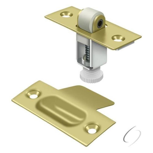 RCA336U3 Roller Catch; Bright Brass Finish