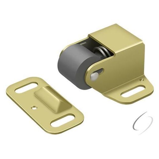 RCS338U3 Roller Catch Surface Mounted; Bright Brass Finish