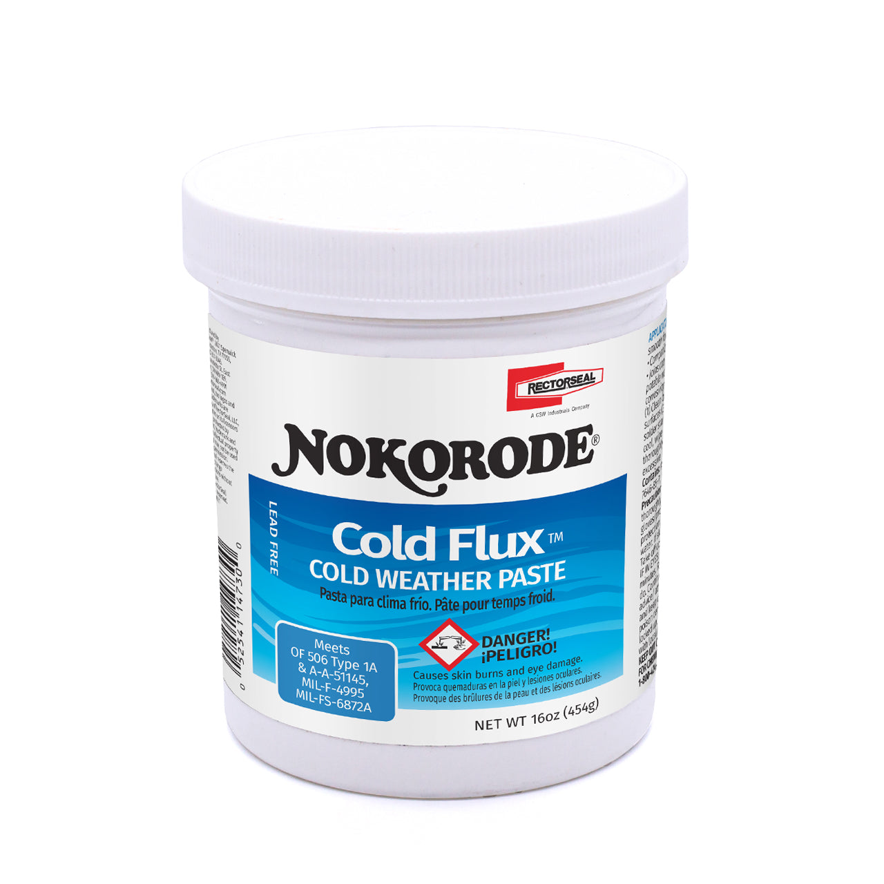 Rectorseal 14730 - Nokorode Cold Weather Paste Flux - 1 lb
