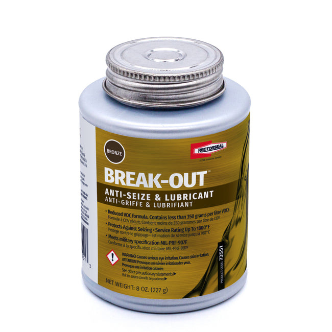 Rectorseal 73551 - Break-Out High-temp Anti-Seize Lubricant -  8 oz
