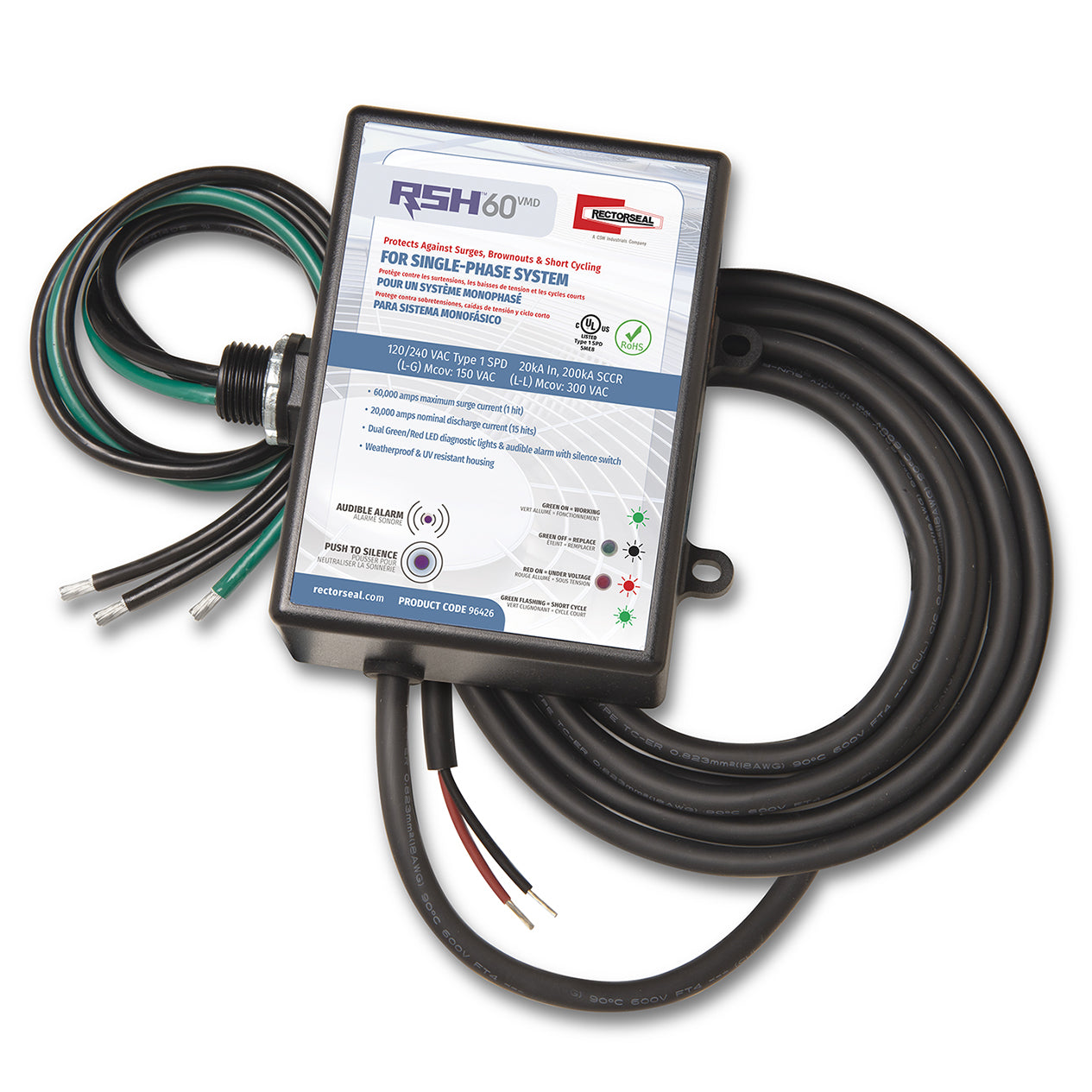 Rectorseal 96426 - RSH-60 VMD Surge Protective Device