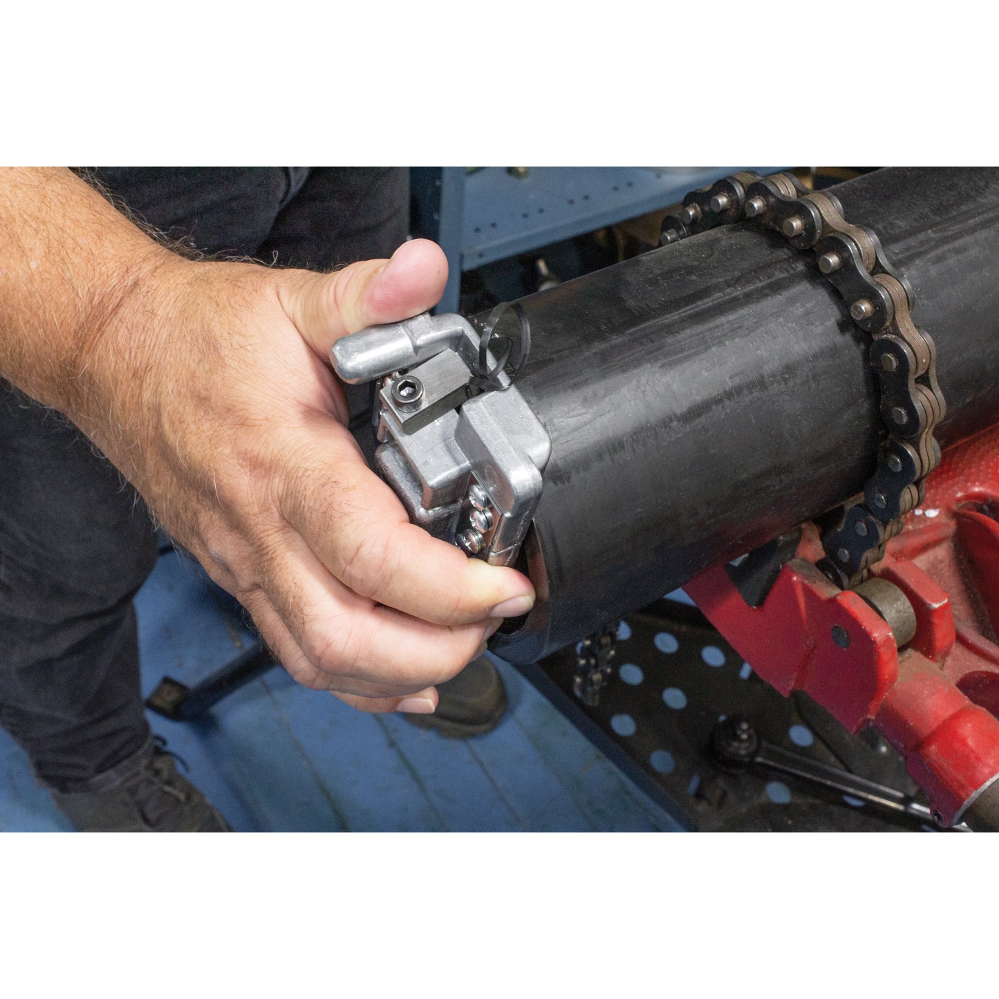 Reed Manufacturing DEB4 -Deburr / Chamfer Tool for Plastic Pipe, 1-1/4" to 4"