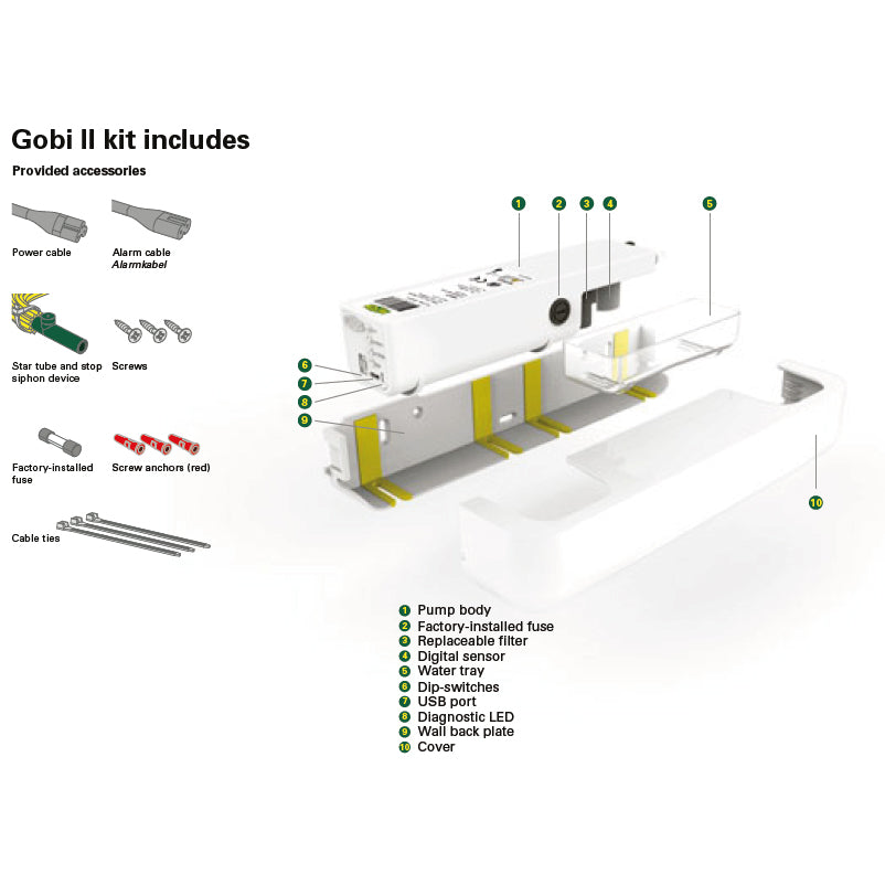 Refco 3004145 - Gobi II 11 GPH Condensate Pump, 120/240V