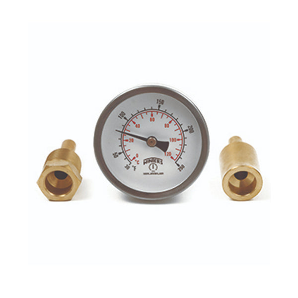 260967- - Thermometer with 3/4" Solder Well Fitting