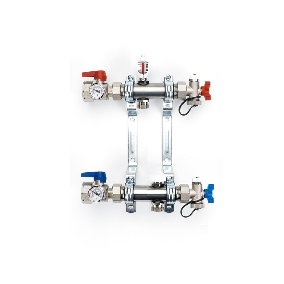 381101-001 - PRO-BALANCE 1" Stainless Steel Manifold With Gauges (station 1)