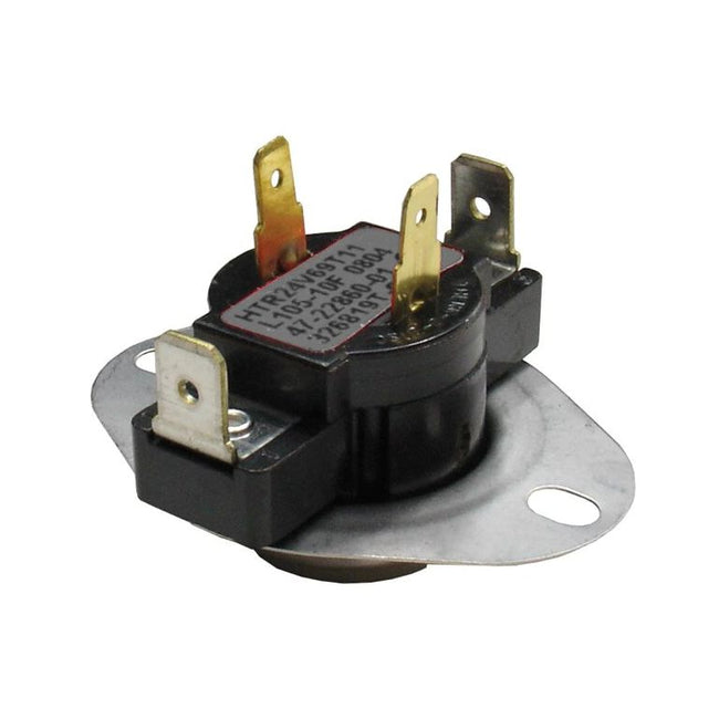 Rheem 47-22860-01 - Limit Switch - Normally Closed, Close At 95F, Open At 105F, Auto Reset, 230VAC